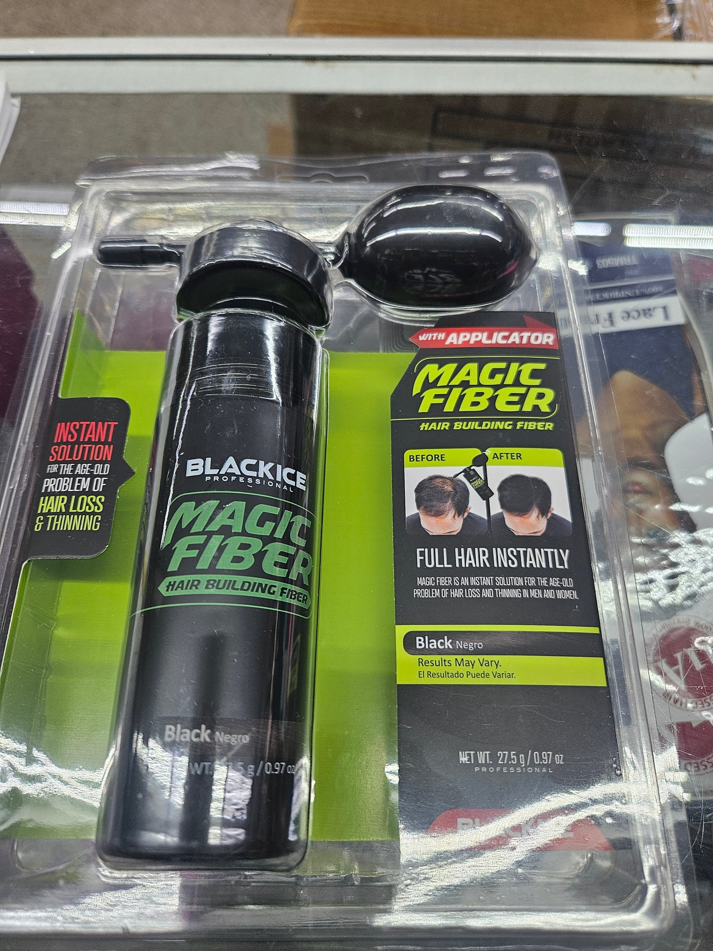 Black ice magic fiber w/ applicator