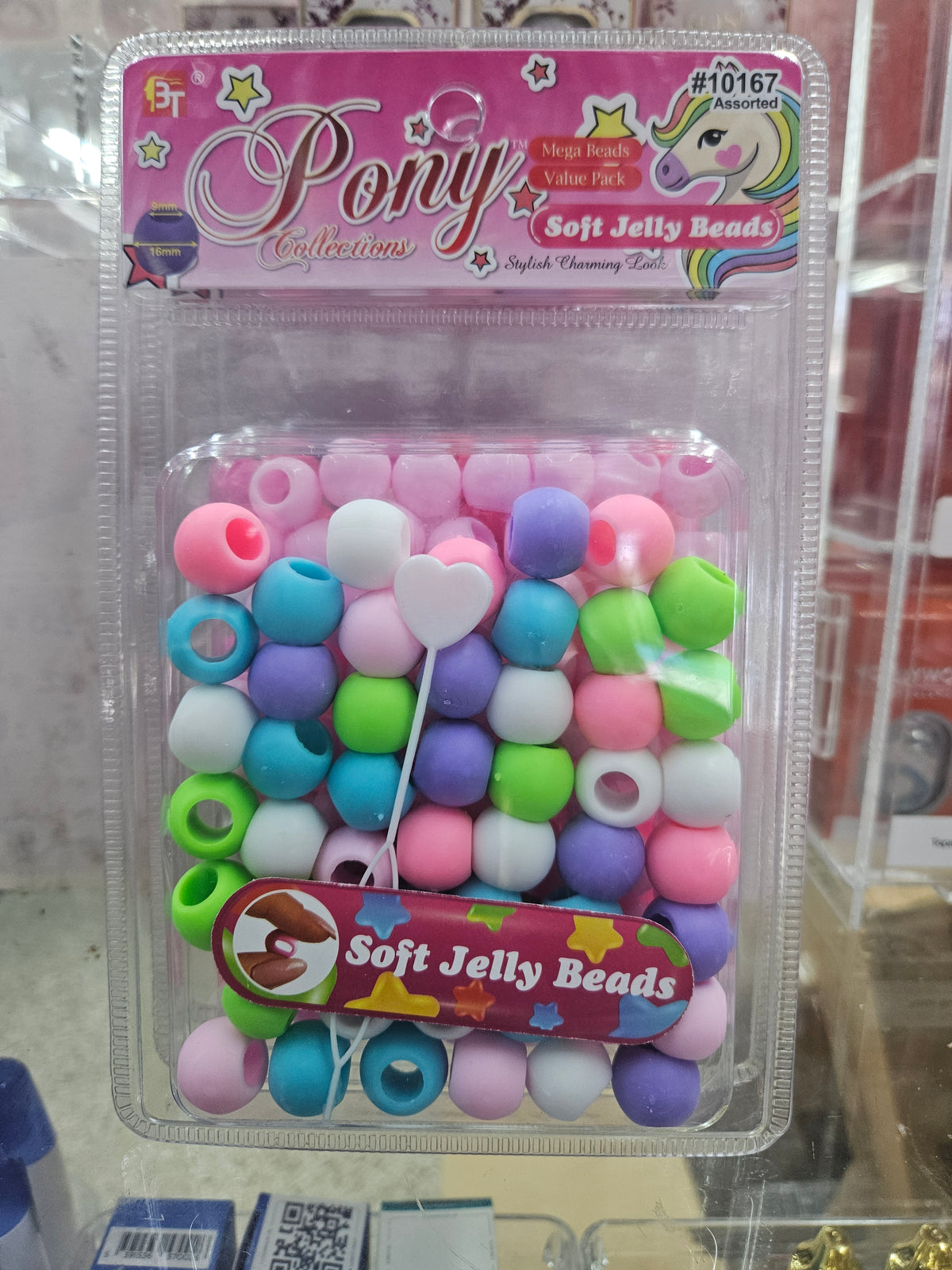 Pony soft jelly beads by Beauty Giant