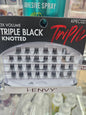 I envy triple black trio knotted