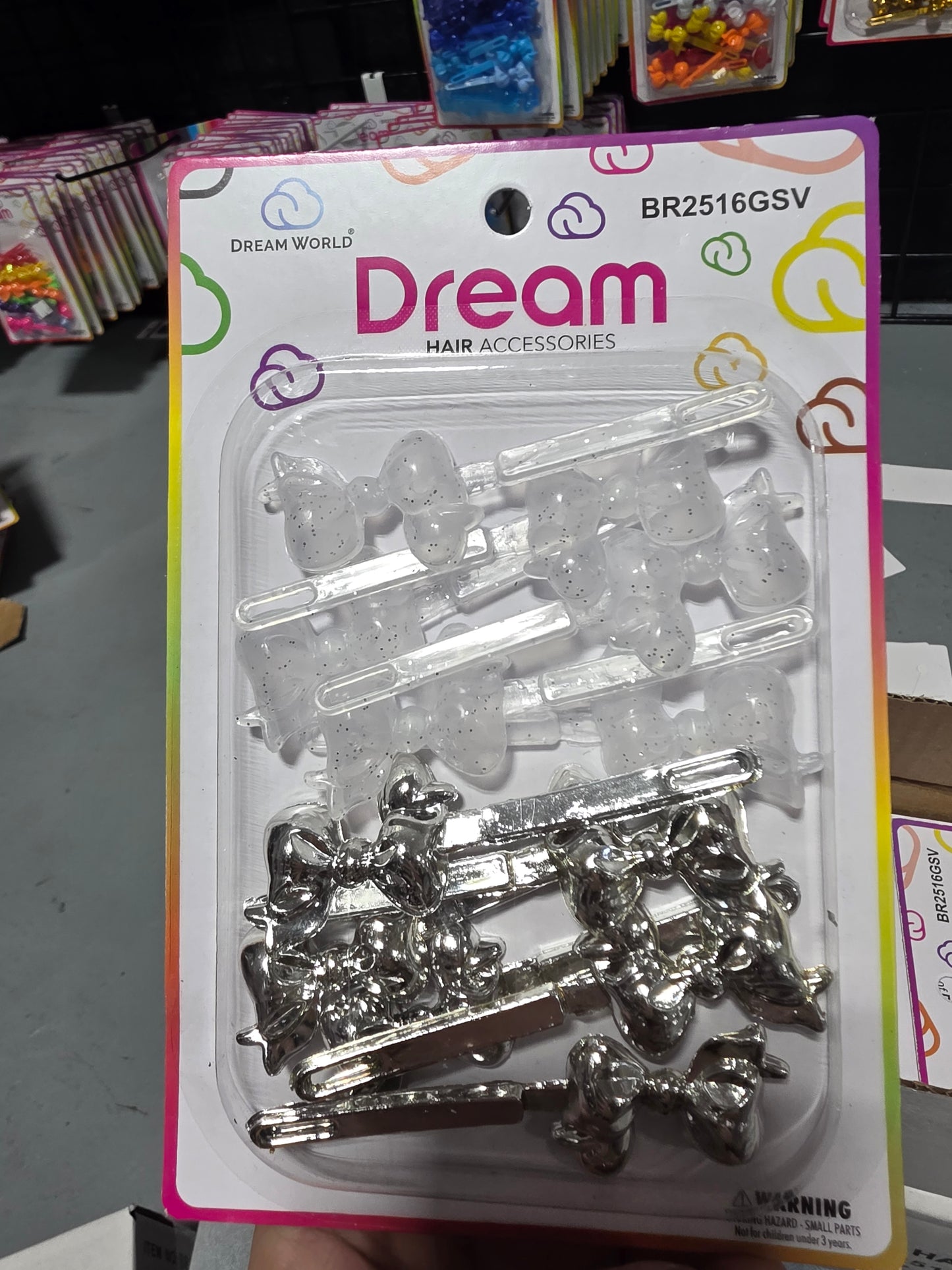 Dream hair accessories  br2516 give g/silver