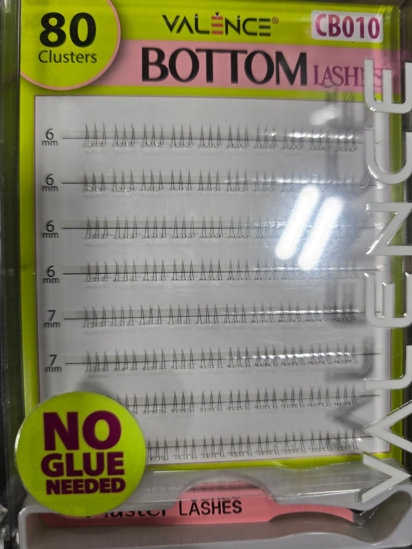 Valence Pre-Glue Bottom Lash 80Pc Cluster