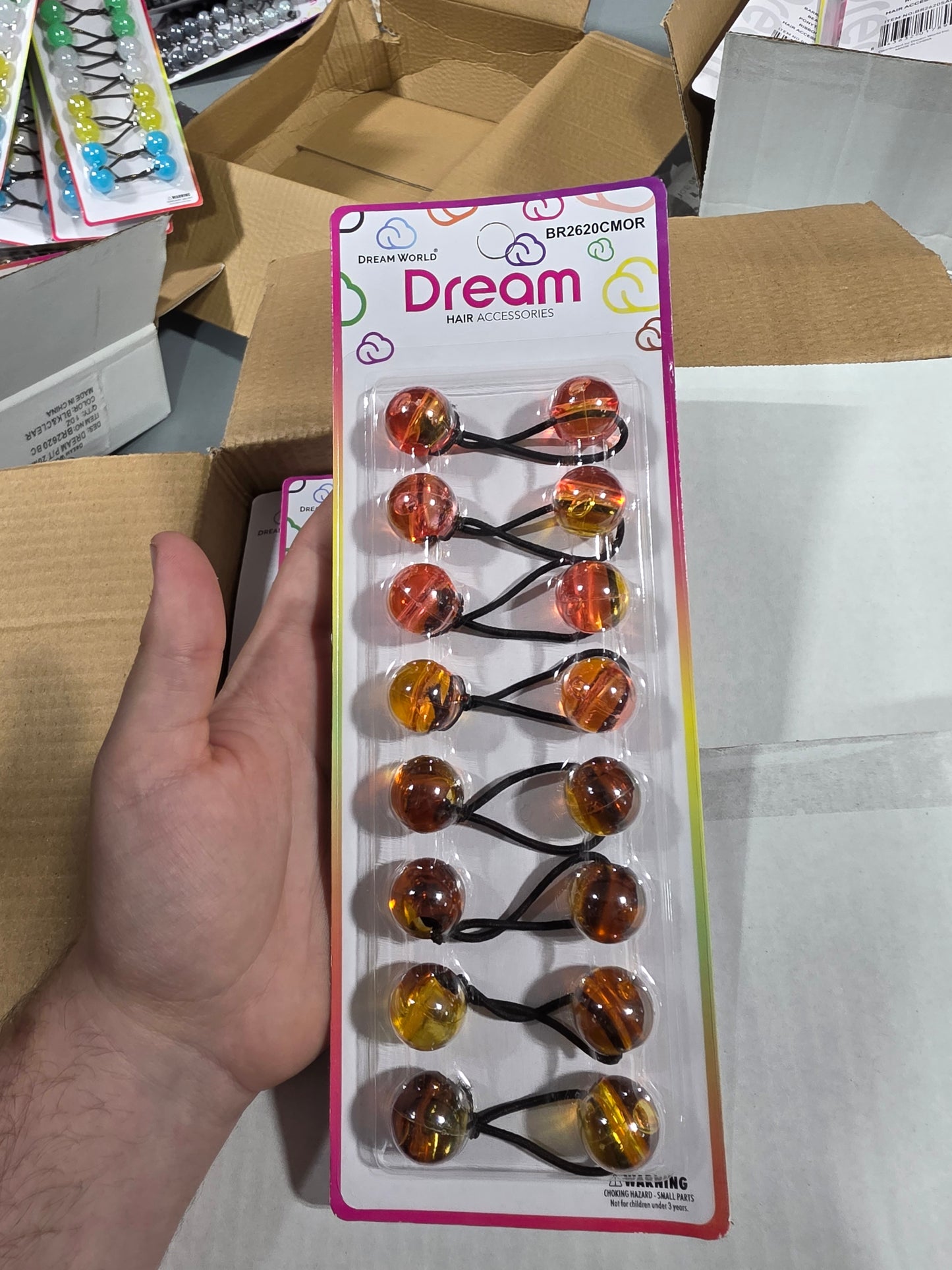 Dream 20mm hair accessories  two tone mix
