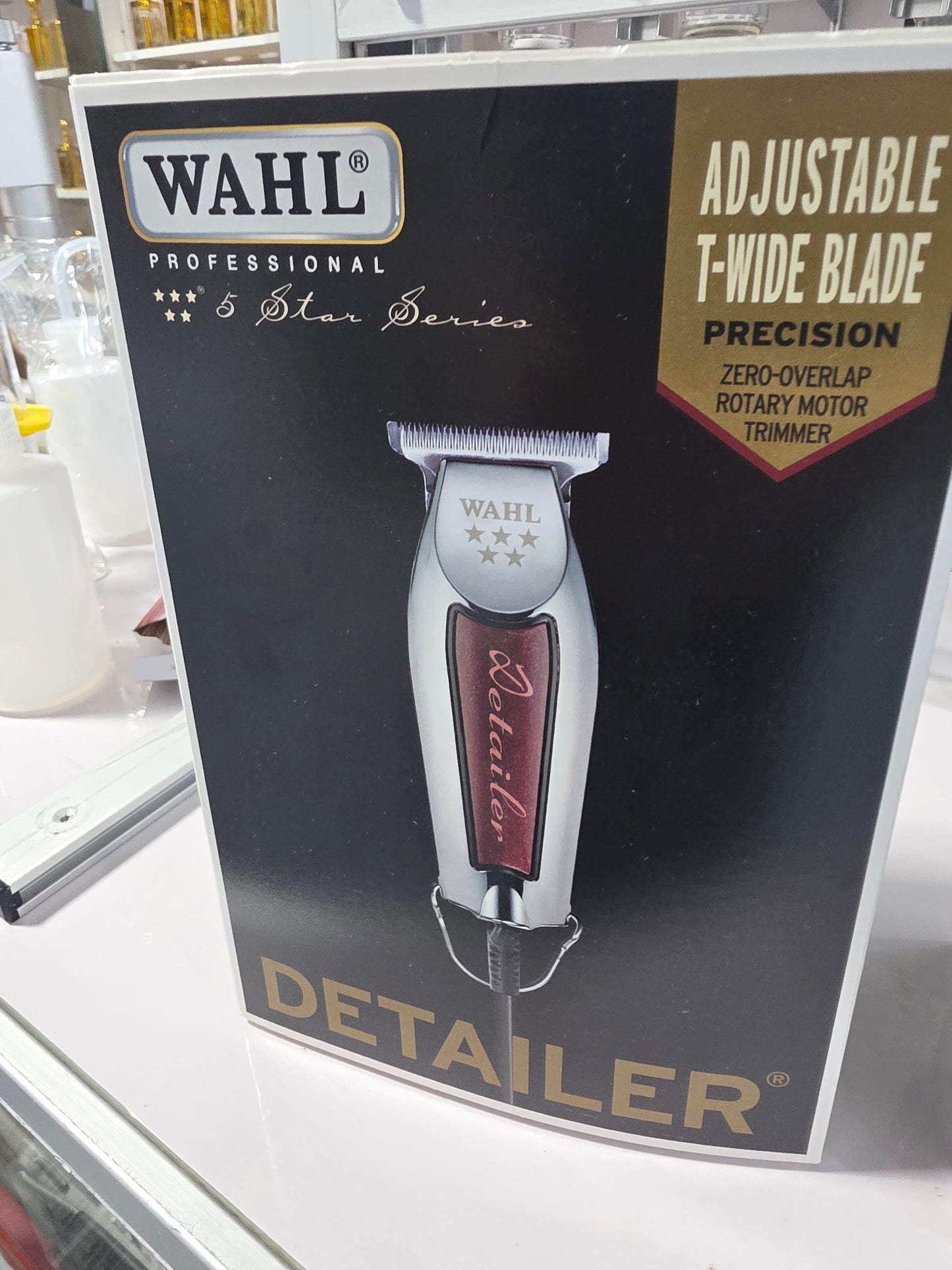 Wahl professional adjustable t wide blade precision zero overlap rotary  motor trimmer  detailer