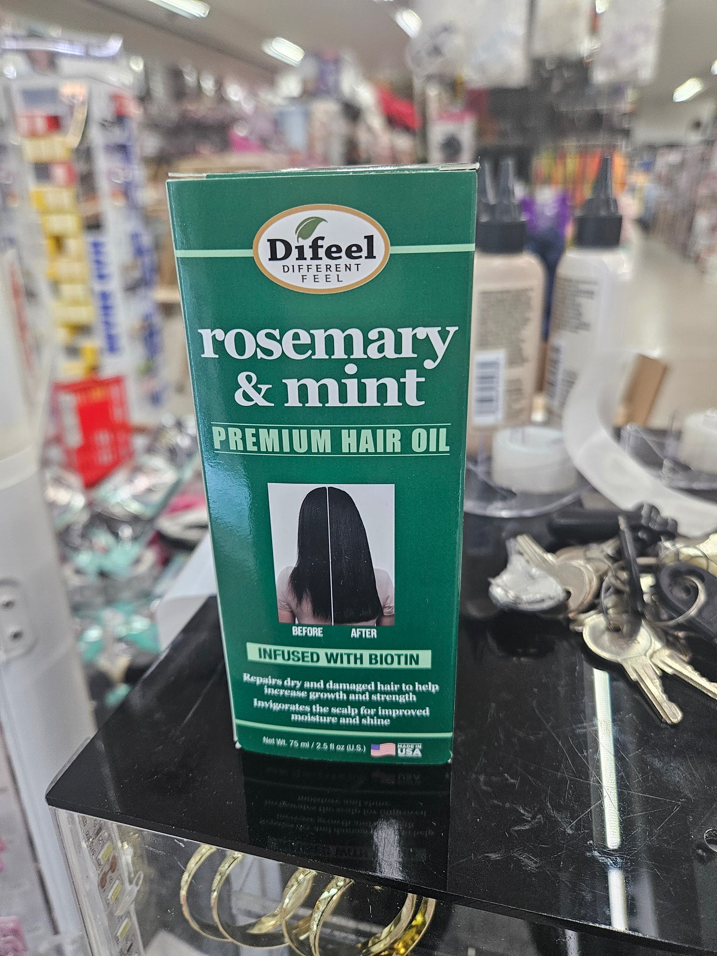 Difeel  rosemary n mint premium oil 2.5oz