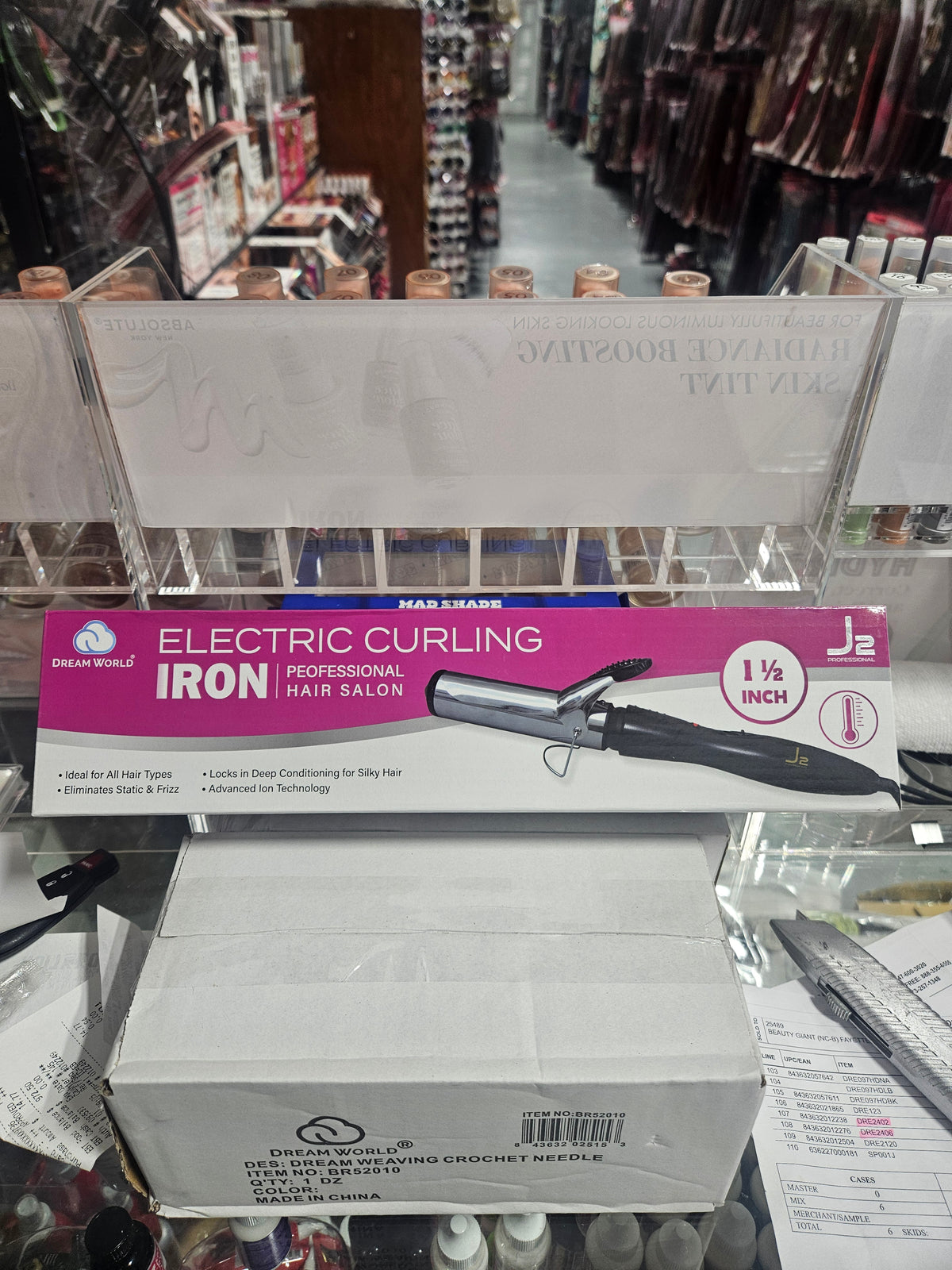 11/2 inch electric curling iron by beauty-giant
