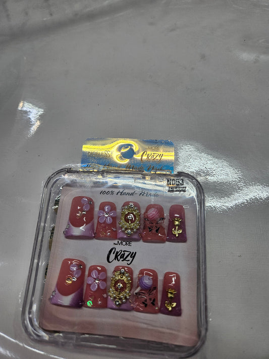 Crazy 100% hand made nails