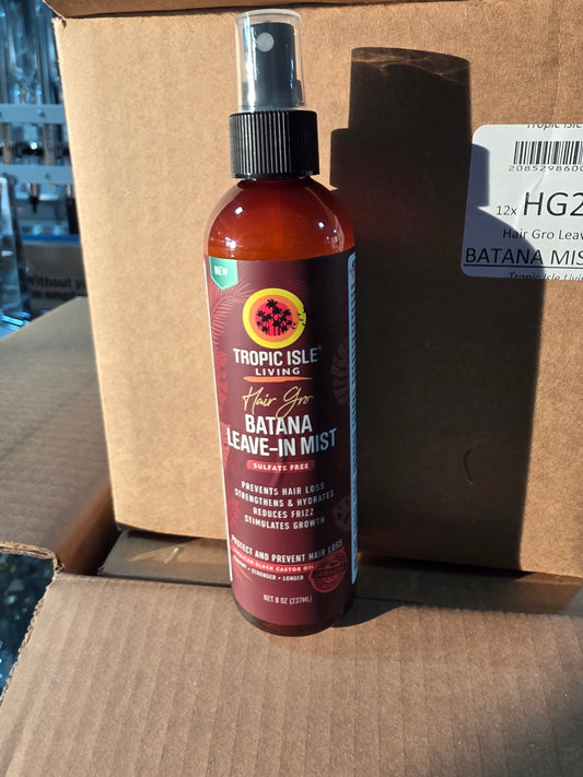 Tropical isle hair gro batana leave in mist sulfate free 8oz by Beauty Giant