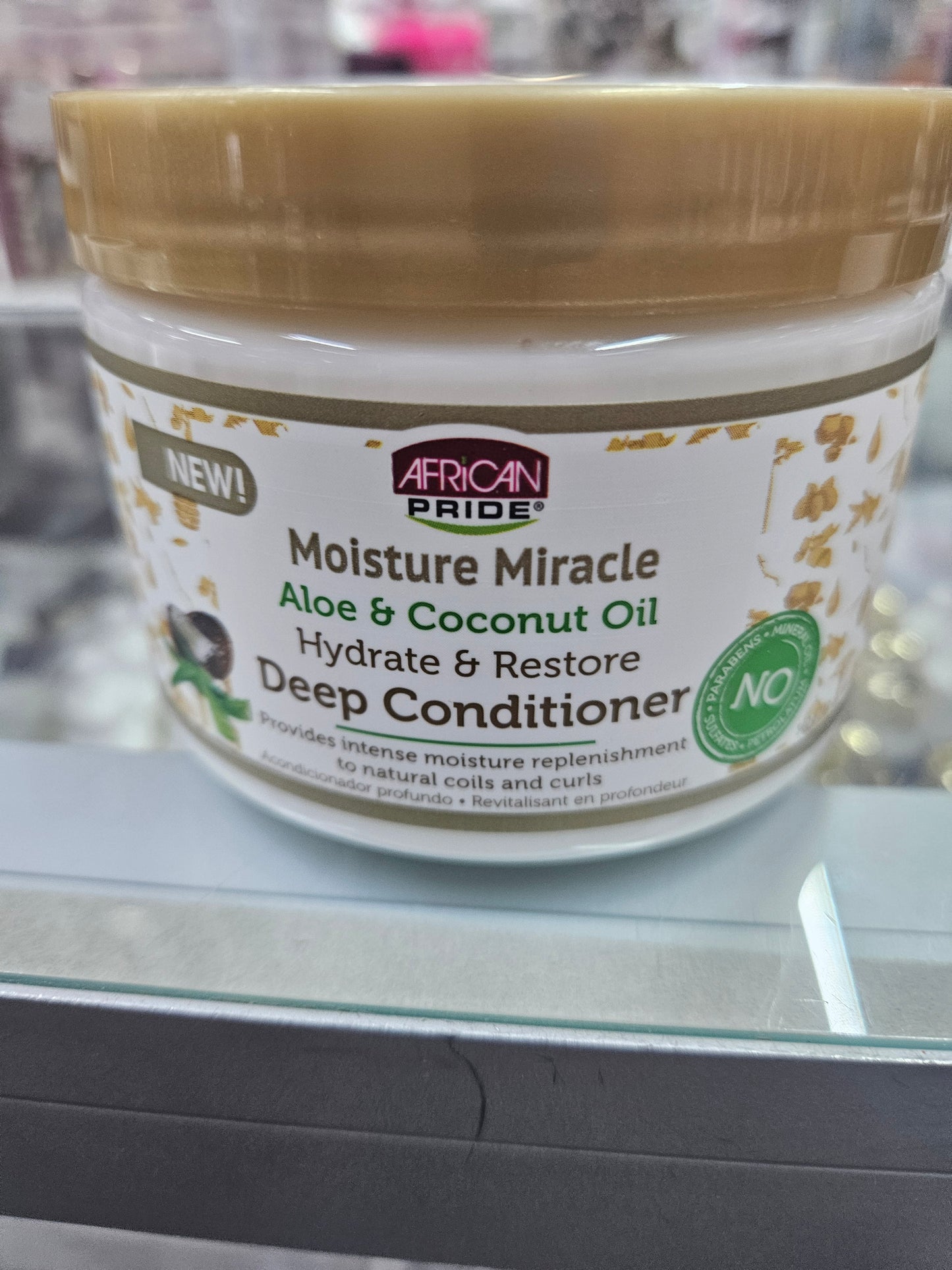 African pride moist. Miracle  deep conditioner