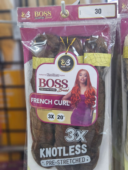 3x bobbi boss French curl 20"