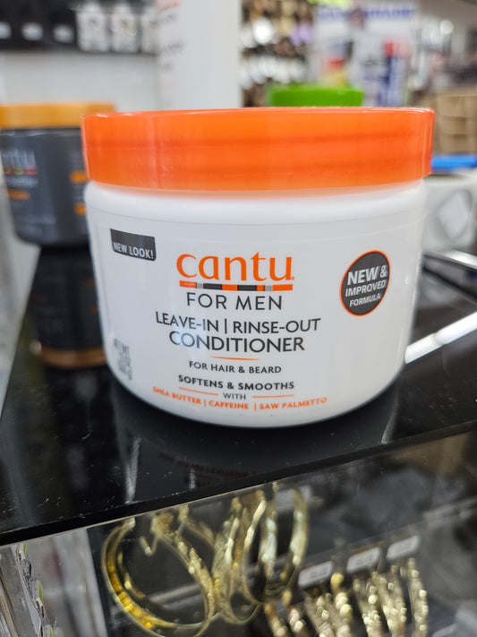 Cantu for men leave in/ rinse out cond.