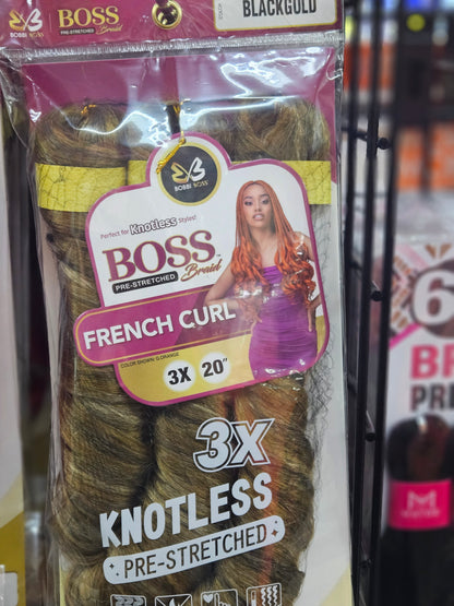 3x bobbi boss French curl 20"