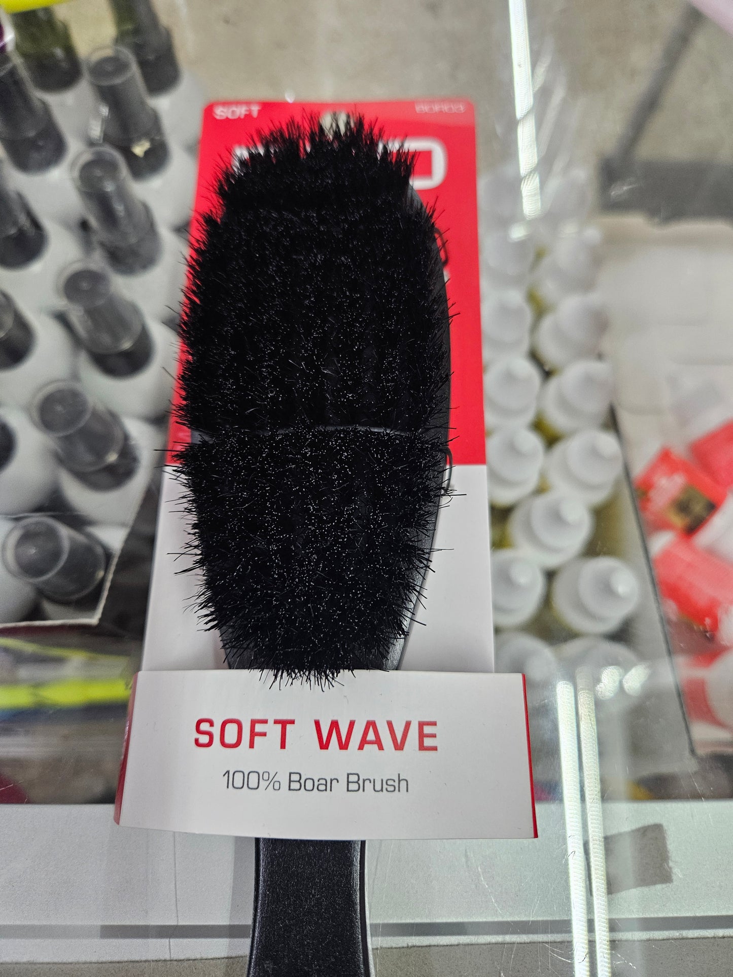 Red soft wave  board brush