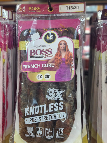 3x bobbi boss French curl 20"
