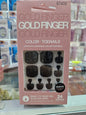 Gold finger color toe nails wider fit