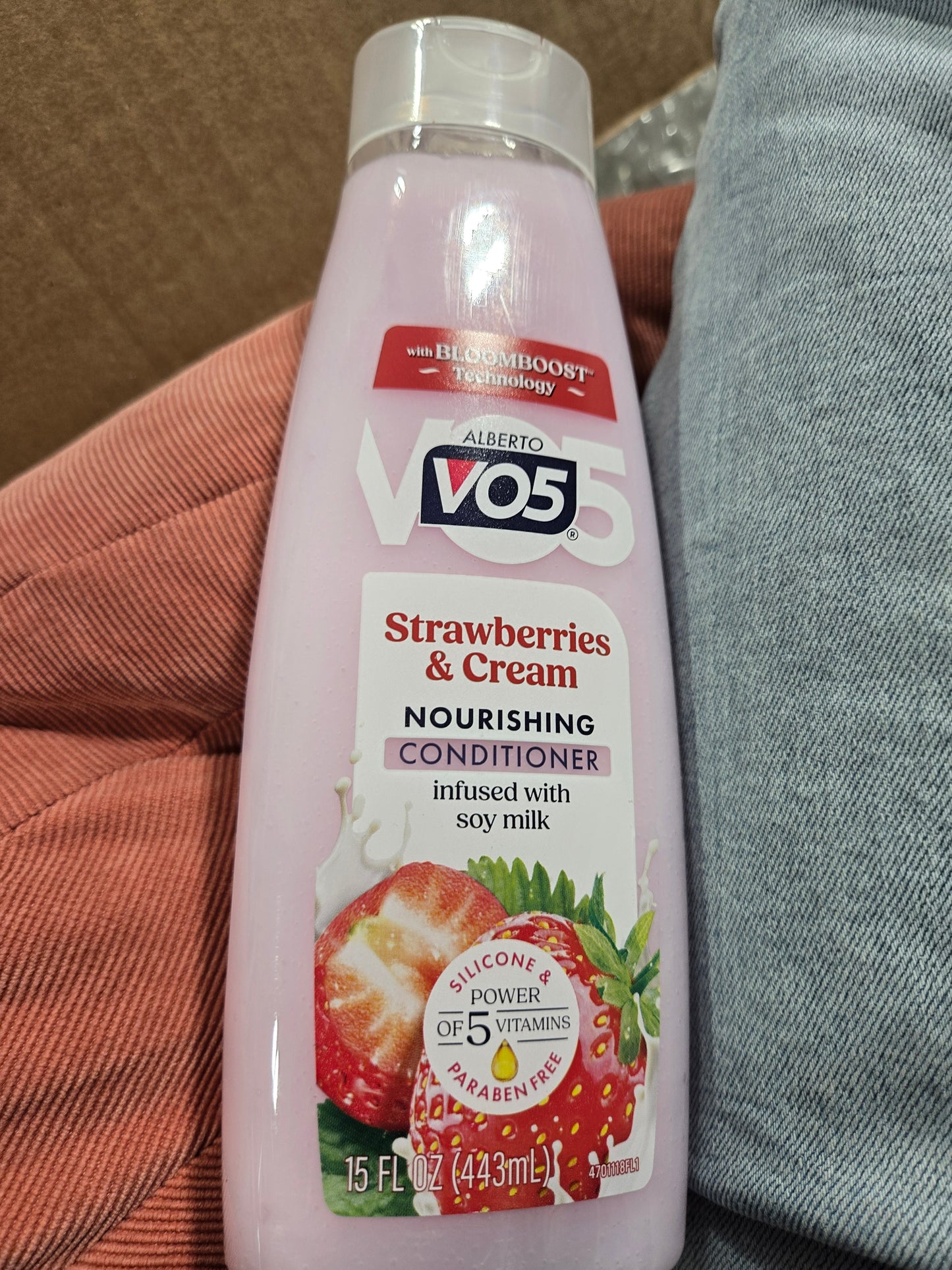 V05 COND STRAWBRY & CREAM 15Z