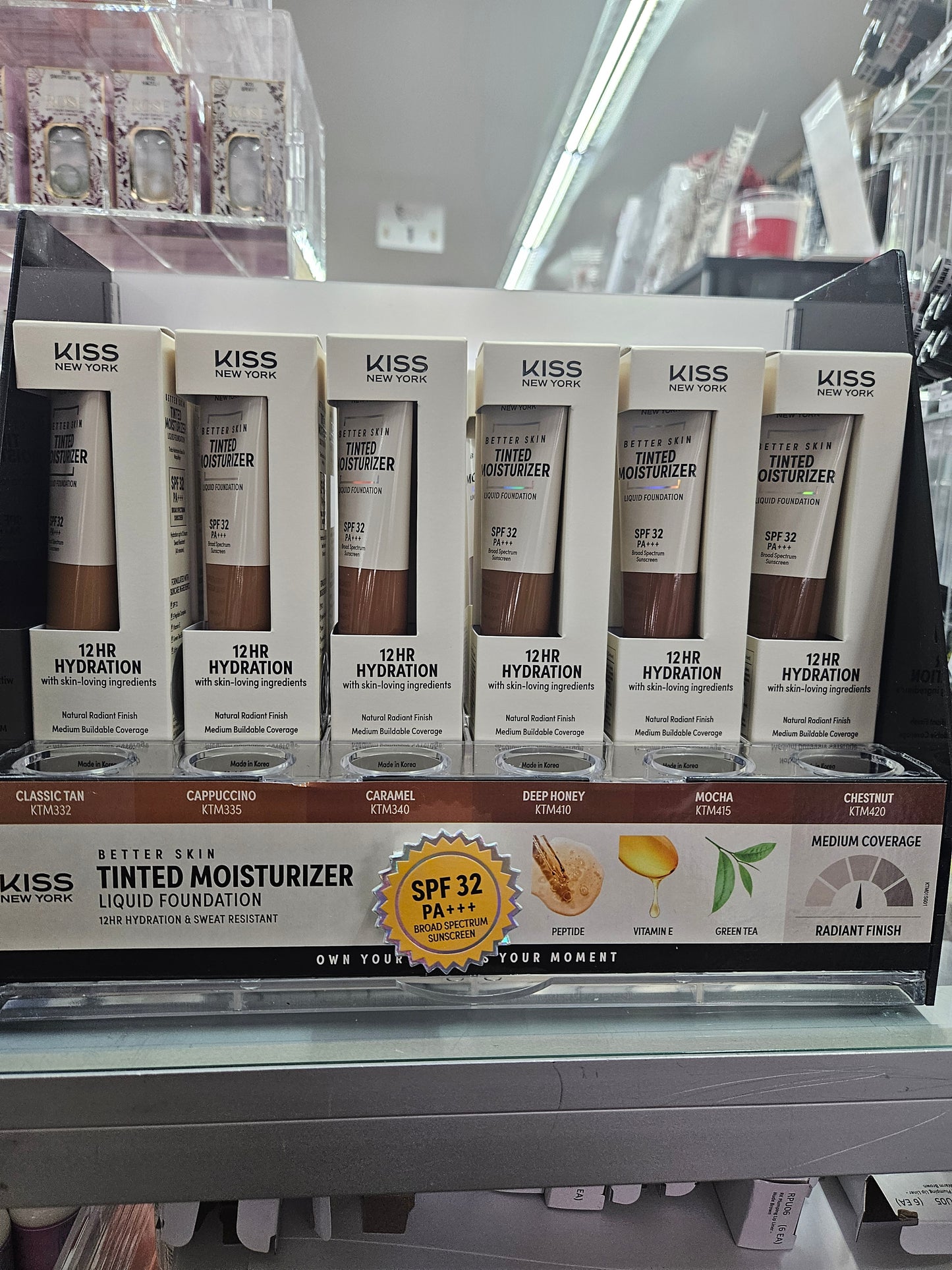Kiss New york  tinted moisturizer liquid foundation