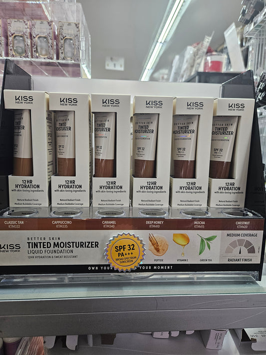 Kiss New york tinted moisturizer liquid foundation by Beauty Giant