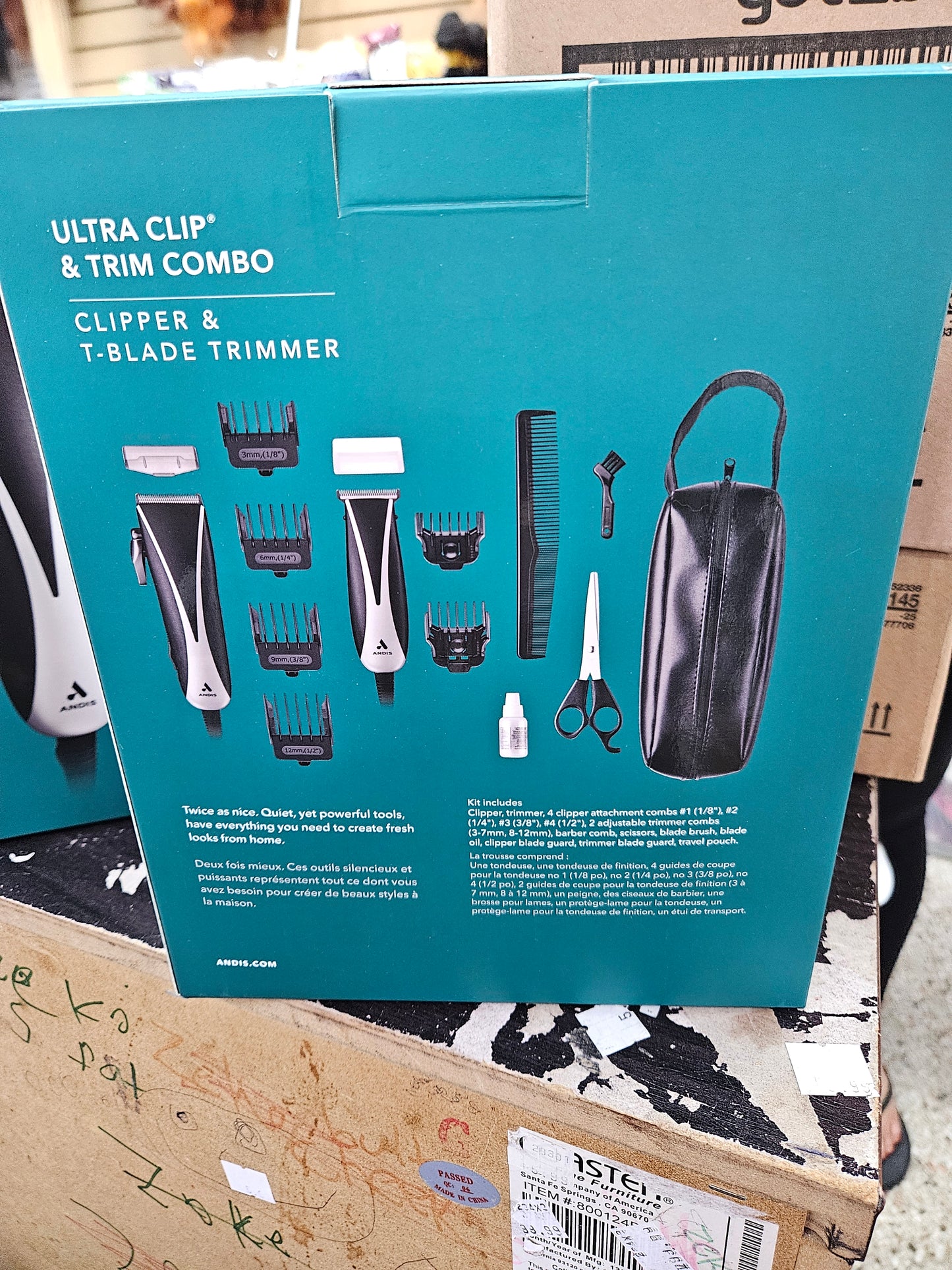 Andis ultra clip n trimmer combo
