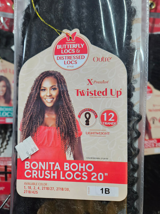 Outre X-Pression Twisted Up Bonita Boho Crush Loc 20"12strands
