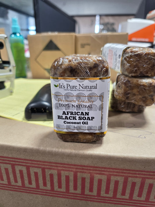 IT'S PURE AFR BLK SOAP COCO 5Z by Beauty Giant