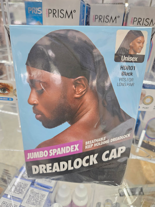 Red jumbo spandex dreadlocks cap