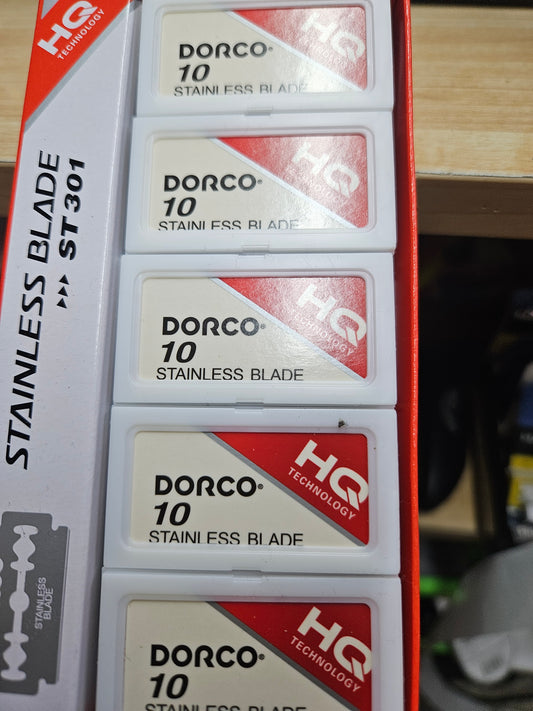 Dorco stainless blades 10ct