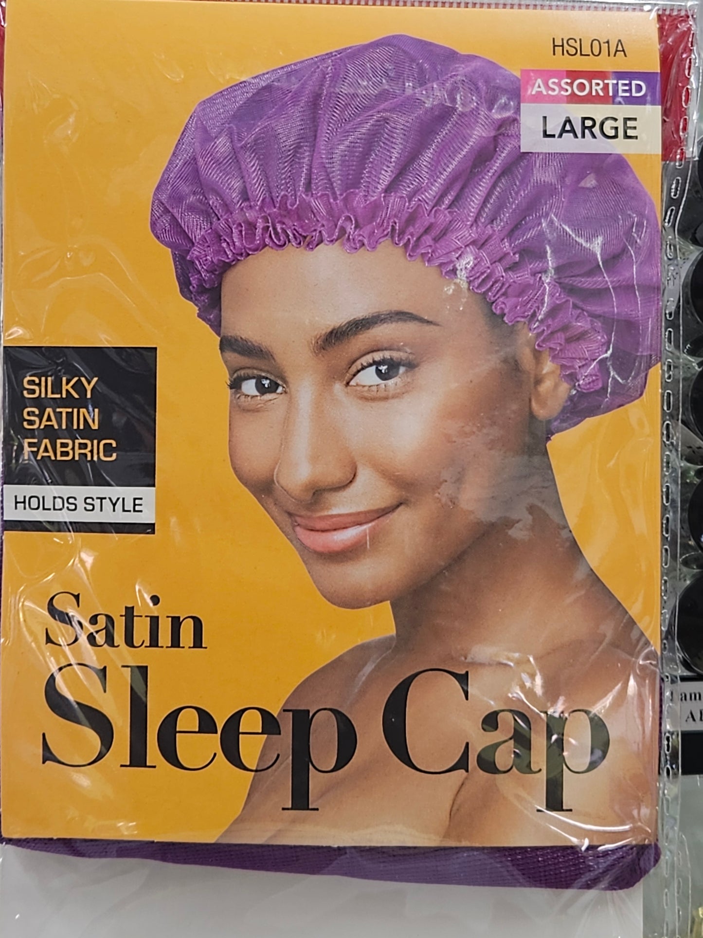 Red satin sleep.cap