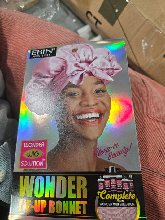 Ebin new york wonder wig solution wonder tie up bonnet by Beauty Giant