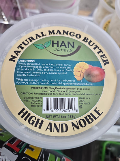 Hans natural mango butter