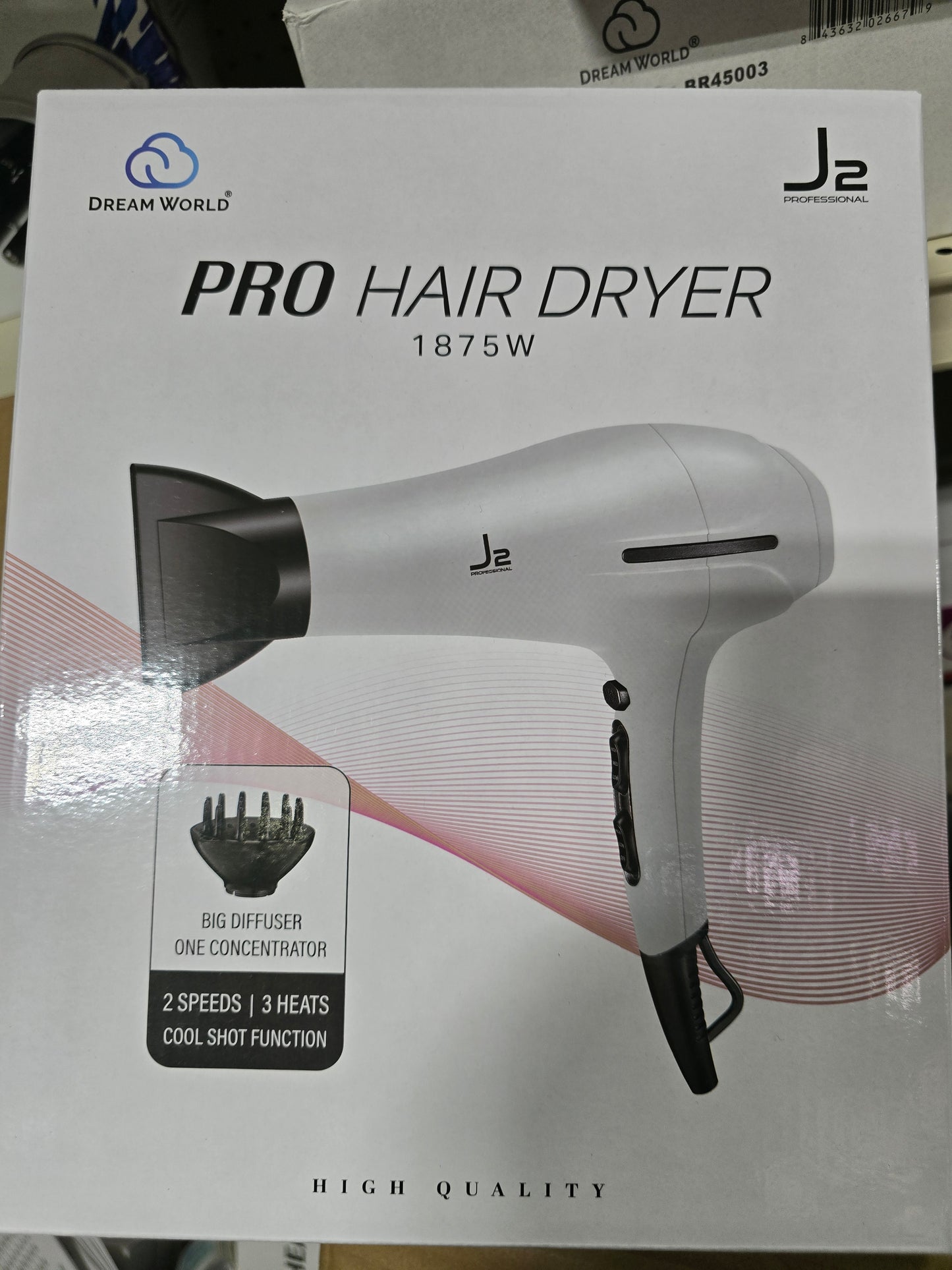 Pro hair dryer dre2127wh