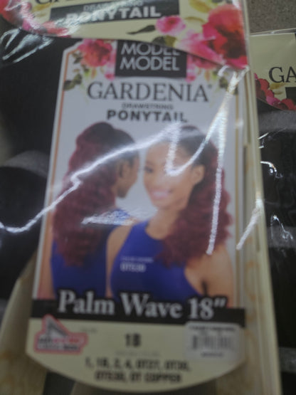 Model model palm wave ponytail 18"