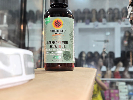 Tropical isle rosemary mint growth oil by Beauty Giant