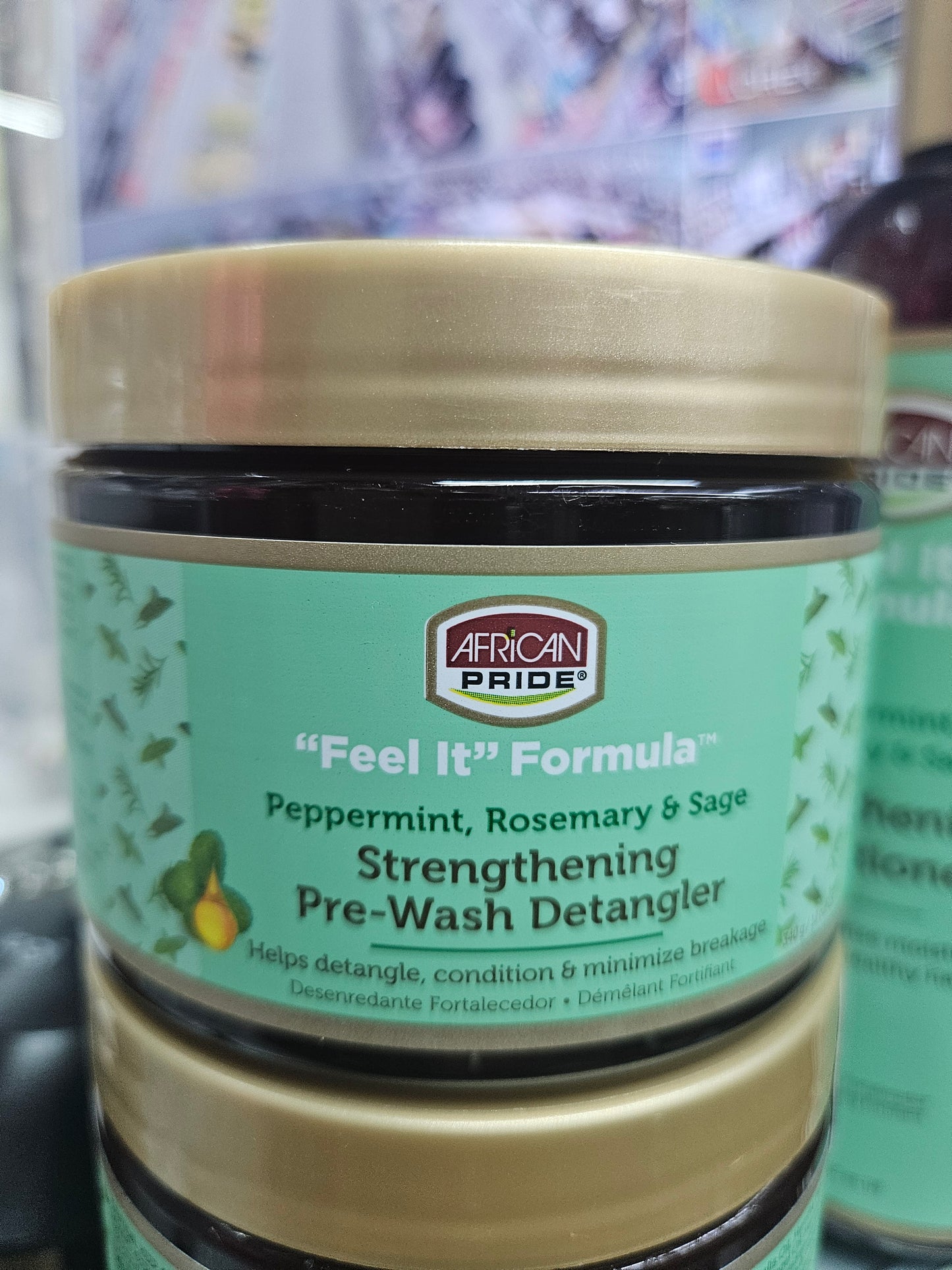 African pride feel it formula  pre wash