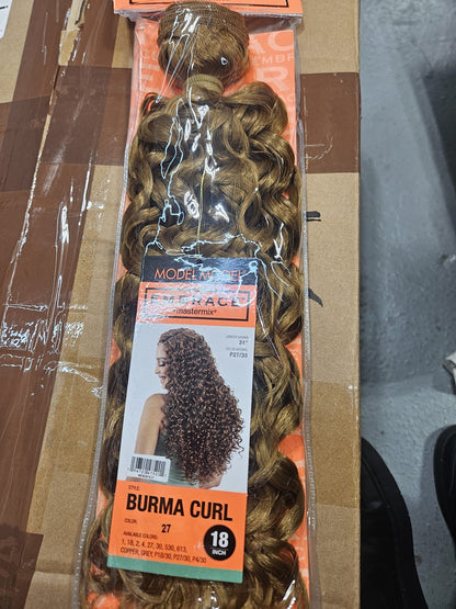 Model model embrace Burma curl by Beauty Giant