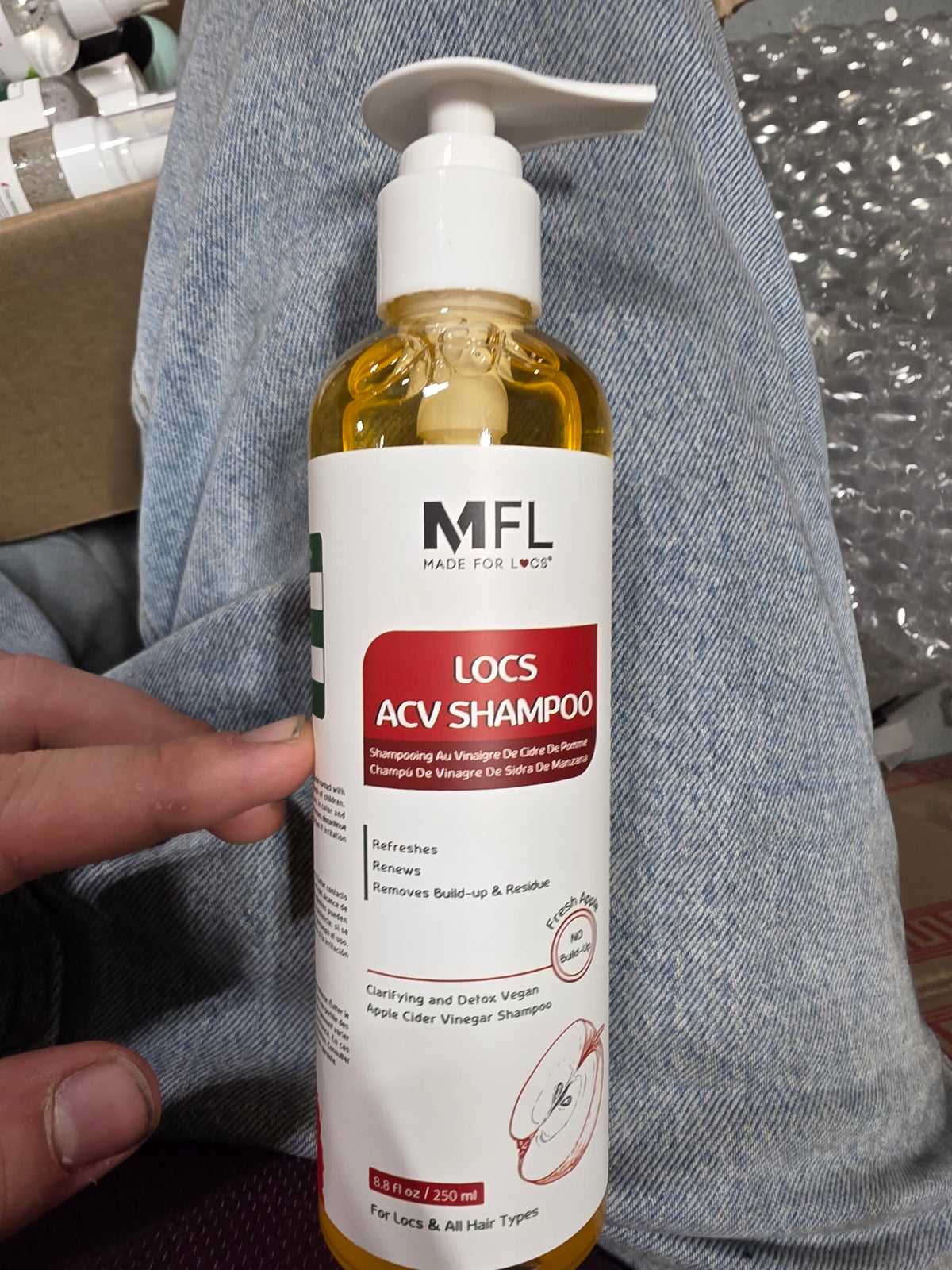 MADE FOR LOCS ACV DETOX SHMP 8Z by Beauty Giant