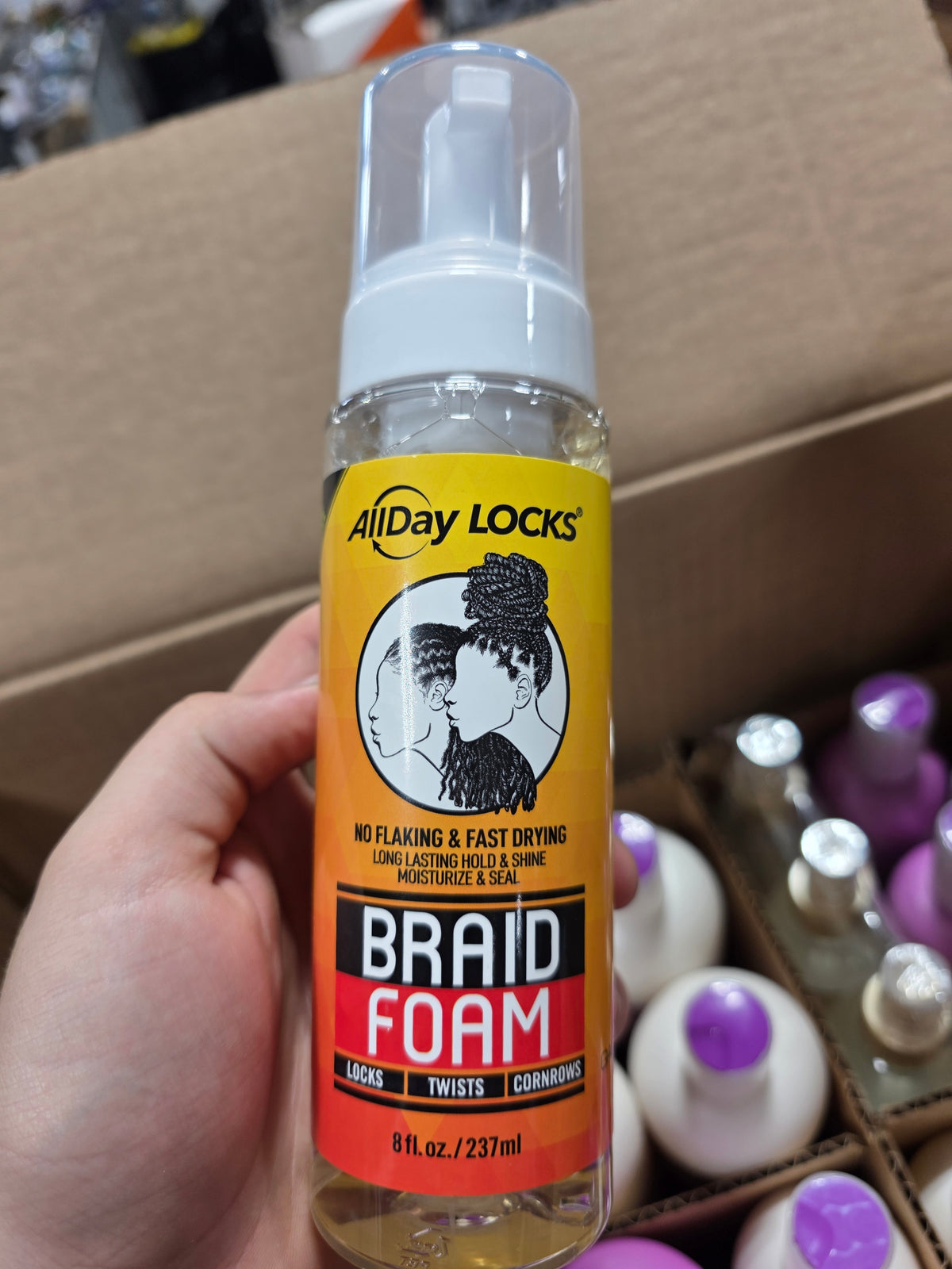 ALLDAY LOCKS BRAID FOAM 8OZ by Beauty Giant