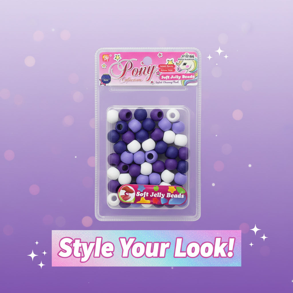 BT pony soft jelly beads 10166 by Beauty Giant