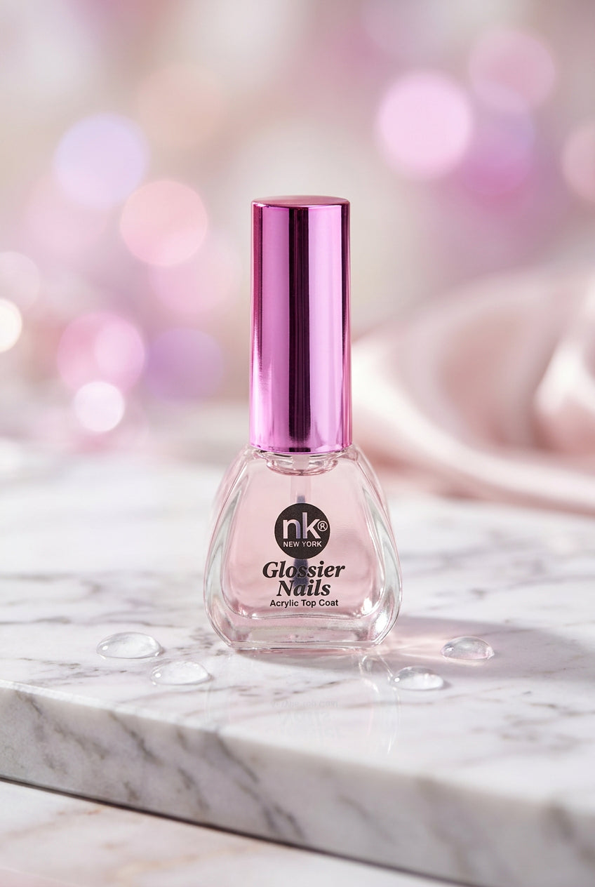 NK GLOSSIER NAILS, ACRYLIC TOP COAT by Beauty Giant