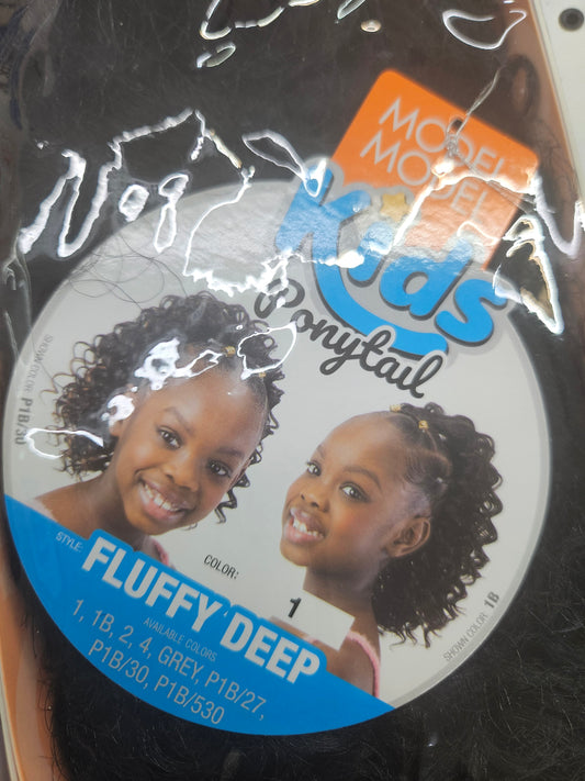 Model Model Kids Ponytail Fluffy Deep