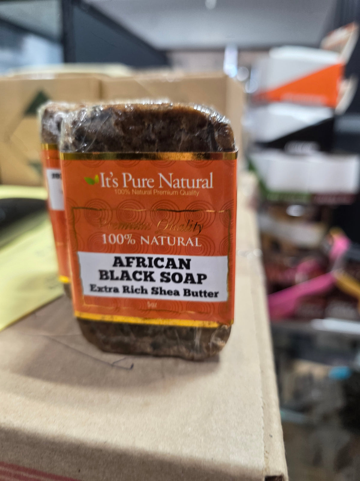 IT'S PURE AFR BLK SOAP SHEA 5Z by Beauty Giant