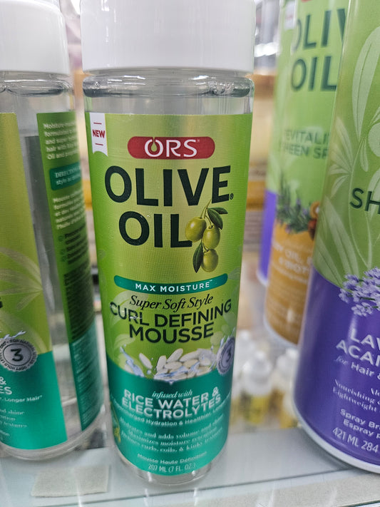 Olive oil curl defining mousse