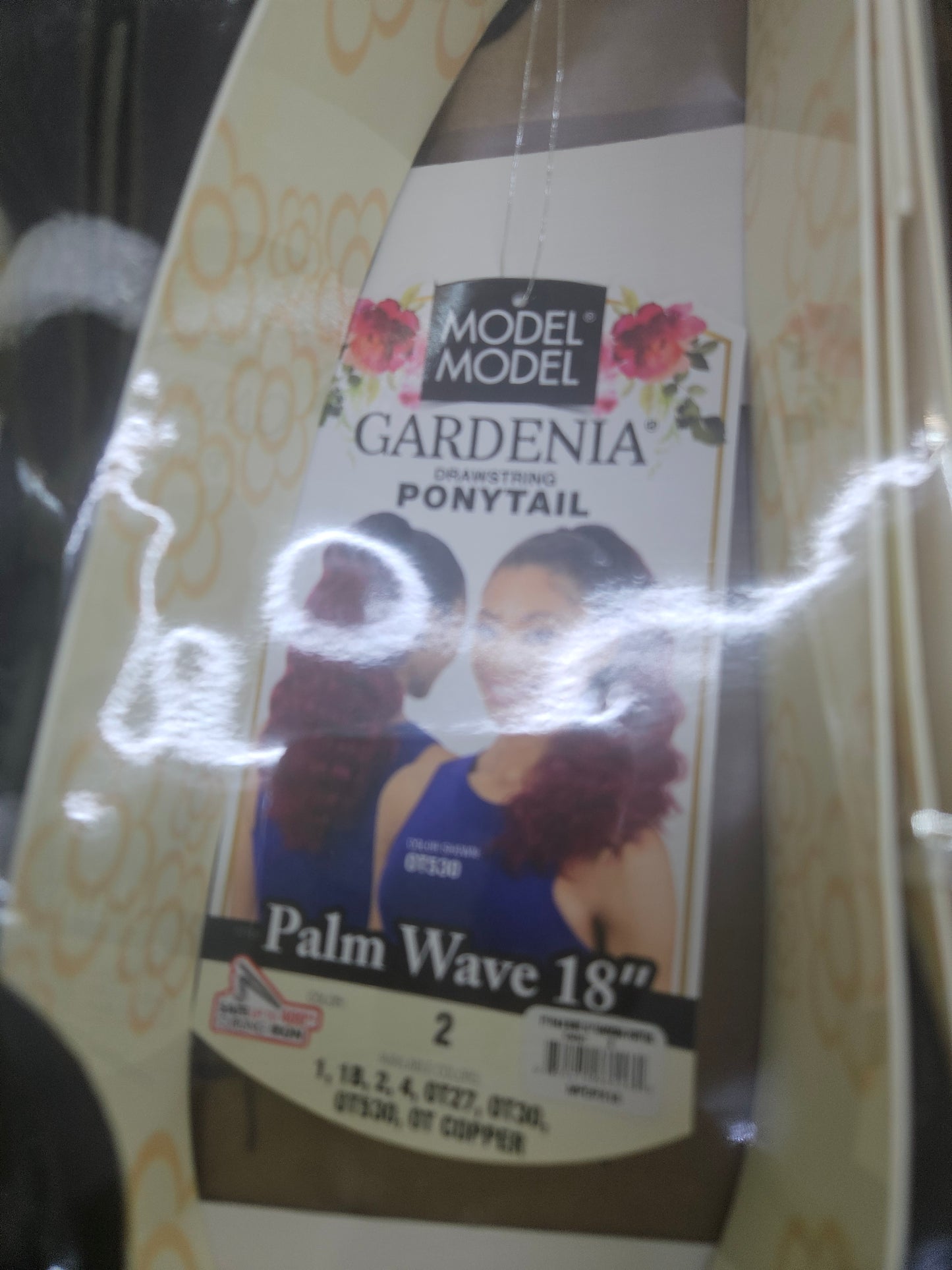Model model palm wave ponytail 18"
