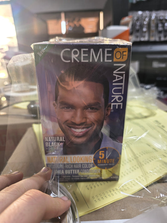 CRM/NAT MEN HAIRCOLOR NAT BLACK by Beauty Giant