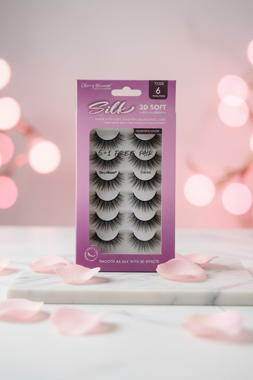 Cherry blossom Silk 3D Soft 6 prs 72223 by Beauty Giant