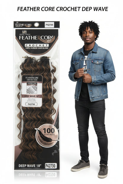 Hair trend Hh feather crochet 50s Deep 18' by Beauty Giant
