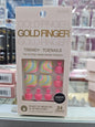 Gold finger Trendy toenails