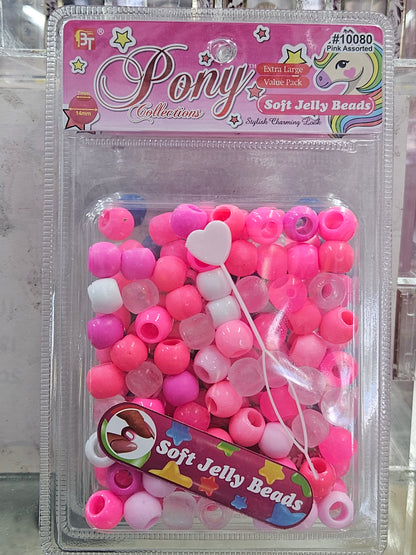 Pony soft jelly beads by Beauty Giant