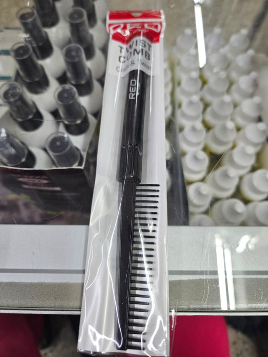 Red twist comb
