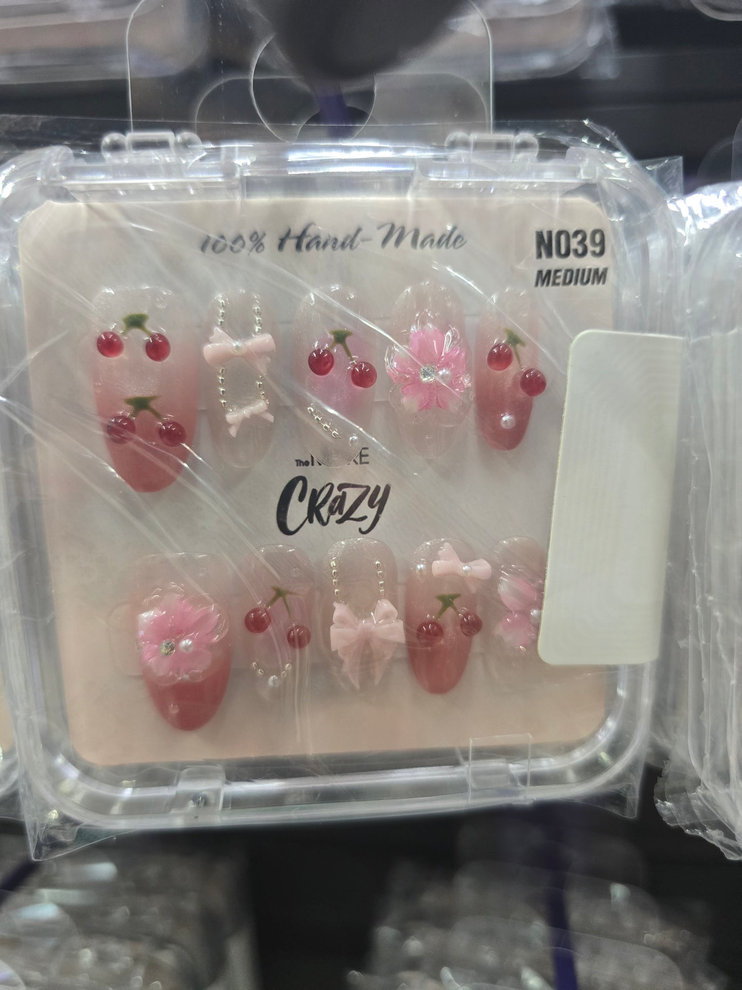 The More Crazy Hand Made Nails N039
