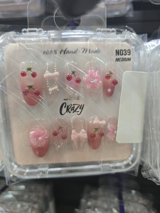 The More Crazy Hand Made Nails N039